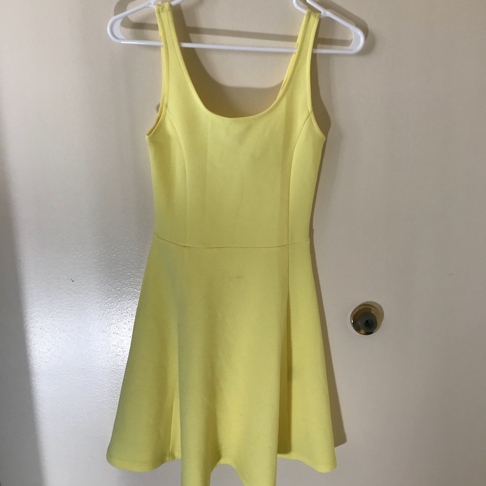 Yellow sun dress